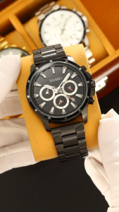 Jam Tangan Pria Analog Skmei 2295 Black Water resistant 30m