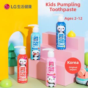 Press Liquid Childrens Toothpaste 2-6-12 Years Baby Teeth Permanent Teeth