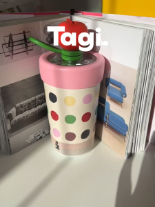 Tagi. Imagine Apple Vacuum Bottle Tumbler Thermal Flask 450ML