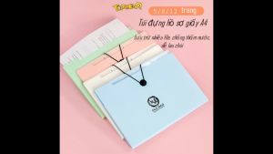 Túi đựng tài liệu nhiều ngăn A4 file hồ sơ văn phòng phẩm chống thấm nước 5 ngăn 8 ngăn 12 ngăn Topbear F003