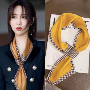 【Pharaoh🎀COD】Beli 1 gratis 1/  Syal kecil silk kecil bertepi lebar-mencocokkan semua-pertandingan fashion tipis wanita