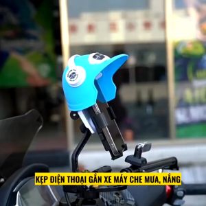 Giá đỡ kẹp xe máy kèm Nón N03 - kim loại 2024