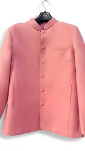 เสื้อสูท ผู้ชาย ผ้าไทย ผ้าไหมไททานิค อัดกาว มีแผ่นฟองน้ำรองไหล่ แขนยาว