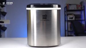 เครื่องน้ำแข็งขนาดเล็ก Yimin Home รุ่น HZB-12/SA ผลิตไวทุก 8 นาที สูงสุด 12 kg ต่อวัน | Hicon New World