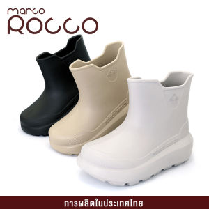 Marco Rocco รองเท้าบูทสั้น EVA กันน้ำ กันฝน กันลื่น ส้นหนา8cm น้ำหนักเบา รองเท้าบูทกันน้ำผู้หญิง รองเท้าบูทกันฝนผู้หญิงผู้ชาย รองเท้าบูทหญิง MR8024
