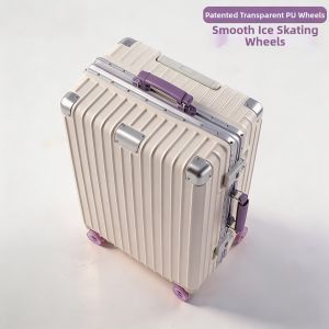 MANLVSHI | Aluminum Frame Luggage Suitcase