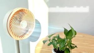 SZ Air Circulation 6-Blade Plastic Standing Silent Fan 8-Inch Strong Wind Retractable Cooling Fan Standing Fan 2-Speed Wind Angle Adjustable