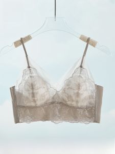 MiiOW | Áo ngực ren mỏng gợi cảm thoáng khí cho nữ MiiOW Cat Person Áo ngực không dây kiểu Pháp không đường may tai thỏ Áo ngực mùa hè