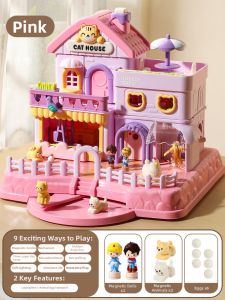 Educational Castle Magnet Toy for Girls