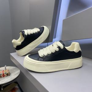 Trendy Mens Shoes 2025 New Thick Bottom Comfortable Fashionable All-Match Casual Shoes Trendy Soft Bottom Work Board Shoes