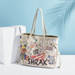 Foxer tote bag for women with zipper Lady commuter large bag