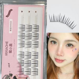 ขนตาปลอมอินเทรนด์เกาหลีธรรมชาติสำหรับสาวๆ MXH227 ขนตาปลอมขนตาบนทำจากใยสinte สไตล์เกาหลีธรรมชาติ