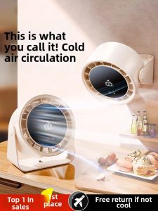 Ultra-Quiet Portable Mini Desktop Fan Powerful Wind Office Desk Super Cooling Long Battery Life Y2025 Eurobird USB Fan