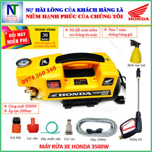 Máy rửa xe 3500W màu xanh Máy xịt rửa điều hòa áp lực cao