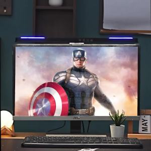 PC Monitor Light Bar Eye-Care Dimmable Lighting LED Desk Lamp Computer Monitor Screen Night Light for Reading Learn Work Gaming