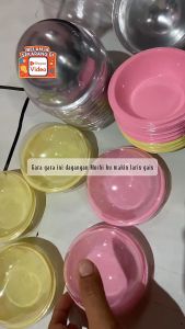 Mika Puding Mini Bulat Isi 50 Set (Alas+Tutup)  Dimensi/Diameter 7.5 cm  Tinggi 6 cm