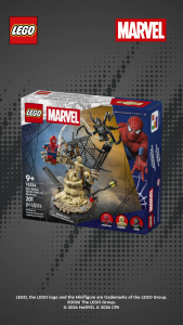 [BrickMonster] LEGO 76334 Marvel Epic Battle: Spider-Man vs. Sandman
