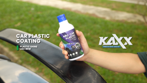KAXX Car Plastic Coating 300ml | Restore Black Trim | UV Protection Non-Greasy Shine Easy Apply