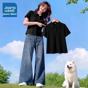 Jeanswest | White Short Sleeve Polo Shirt T-Shirt