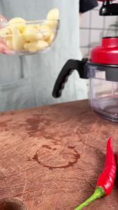 Manual Food Chopper Quick Hand Crank Vegetable Processor Onion Garlic Dicer Mincer Egg Mixer Blender Meat Grinder Kitchen Tools