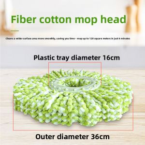 Homettler | Rotating Water Absorbing Fine Fiber Mop Head