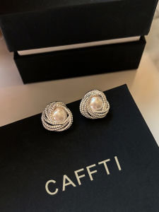 CAFFTI | 999 Sterling Silver Beautiful Pearl Earrings