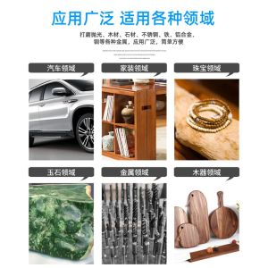 5 "6 Hole Round Flocking Sandpaper Dry Sandpaper Pneumatic Car Sanding Sandpaper Disc Self Adhesive