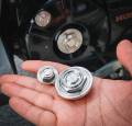 อุดจานไฟแบบหลบข้อเหวี่ยง Wave125 irs บังลม หัวเถิก หัวแหลม/w100 ปลาวาฬ โซนิคMsx/ราคาต่อ 1 คู่. 