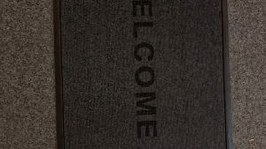 Extra Durable Floor Mat Welcome Mat Entrance Front Door Heavy Duty Anti-Slip Carpet Dirt Trapper Mat Alas Kaki