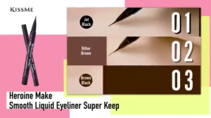 KISS ME Heroine Make Smooth Liquid Eyeliner Japan No.1 Eyeliner0.1mm Very Slim Long Lasting Waterproof