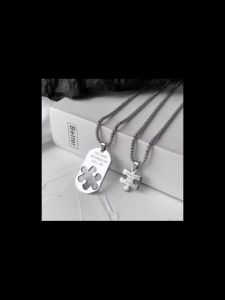 Kalung Puzzle Pasangan Stainless Steel: Solusi Tahan Karat untuk Cinta