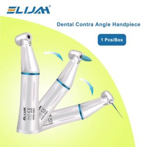 ELIJAH NO LED Dental Contra Angle Low Speed Handpiece Tools Push Button Autoclavable For Restorative Dentistry & Polishing