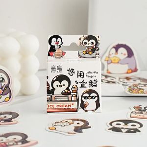 MOMO 46Sheets Cute Animal Series Stickers Cute Cartoon Animal DIY Notebook Decorative Stickers Stationery