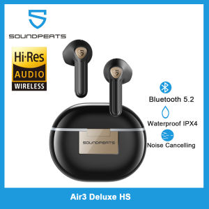 Soundpeats Air3 Deluxe HS Bluetooth V5.2 Hi-Res LDAC 14.22 Driver Touch Control In-ear detection Wireless Earbuds Bluetooth Earphones