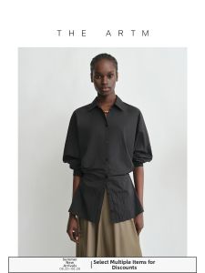 Light Formal Sun Protection Wrinkled Nylon Batwing Sleeve Waist-tied Shirt