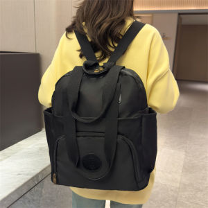 Waterproof Large Capacity Multi-Functional Double Shoulder Bag Casual Daily Travel Single Shoulder Tote Bag with Multiple Pockets for Women