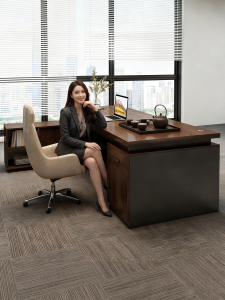 ZHUOHE | Office and Computer Table with Tea Shelf Single