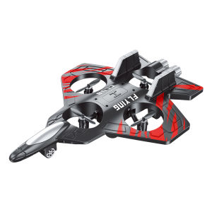 CZ01 RC Plane 2.4G Remote Control Aircraft Four Motor Helicopter Glider with Light EPP Foam Fighters for Children