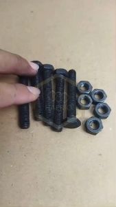 BAUT MUR BAJA GRADE 8.8 M8 X 50 PANJANG 5CM FULL DRAT KUNCI 13 BAUD M8X50 8X50 8 X 50 5 CM DIA 8MM PITCH DRAT 1.25 HEXA BOLT 50 MM 50MM SEKRUP SKRUP