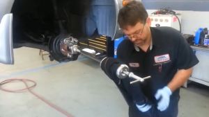 19pcs 9-Way Slide Hammer Puller Set Front Wheel Hub Bearing Remover & Rear Wheel Axle Shaft Puller Tool Kit