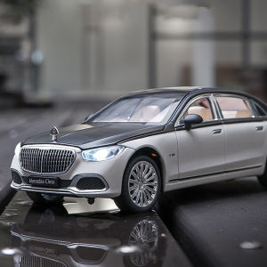 shop for rum 124 scale maybach s680 alloy car model light sound effect diecast car toys for boys birthday gift kids toys car collection