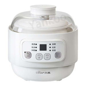 【Malaysia Stock】Bear Electric Stew Pot DDZ-A08Q6 0.8L Water-isolated Multi-stew Slow Cooker Ceramic Pot Soup Casserole Porridge Pot Microcomputer Intelligent Control Baby Food Steaming Pot