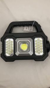 Portable Solar Lantern LED Flashlight With USB Charging Outdoor Super Bright Waterproof Emergency Light