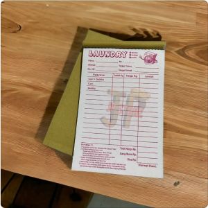 Nota Loundry 2 Ply 1/4 Folio E - Siap Kirim