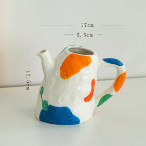 Hand-Painted Creative Ceramic Decorative Flower Vase for Fresh Flowers Living Room Decor Home Decorative Accessories