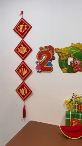 Số 2026 Trang Trí Tết Decal Dán Cửa Decor Trang Trí Ngày Tết Mẫu Mới 2026