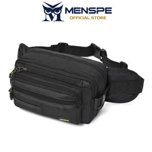 MENSPE กระเป๋าคาดเอวสำหรับผู้ชายกระเป๋าคาดเอวกระเป๋ากันน้ำกีฬากระเป๋าคาดหน้าอกอเนกประสงค์กระเป๋าความจุขนาดใหญ่ไม่เป็นทางการกระเป๋าออกกำลังกายกระเป๋าหิ้วแบบพกพากระเป๋าถนนกระเป๋าธุรกิจกระเป๋าเดินทางสำหรับผู้ชายผู้หญิง
