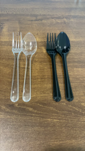 <50/100pcs> 6.5" Disposable Plastic Cutlery / Plastic Spoon / Fork / Knife / Stirrer / Shanghai Spoon / Sudu/Garpu/Pisau