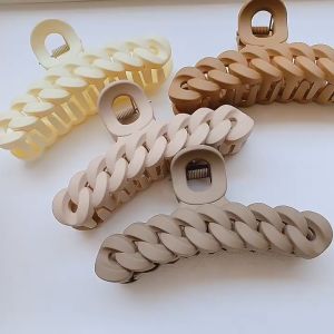 Bayar Di Tempat - Jepit Rambut Korea / Dewasa Jedai Model Kepang / Jepit Motif Rantai Hair Claw Clip