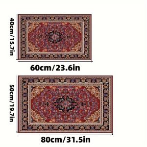 VIKAMA Vintage Persian Art Pattern Entrance Hall Doormat Nordic Style Hallway Door Mat Durable Home Decor Rug